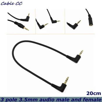 3,5 mm 3 полюса мъжки и женски AUX аудио жак-конвертор адаптер за удължаване на кабела за преобразуване на микрофона микрофон телефон
