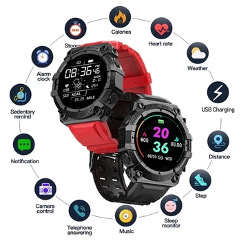 За Xiaomi Смарт Часовници За Мъже И Жени Bluetooth Smartwatch Сензорен Смарт Гривна Фитнес Гривна Свързани Часовници за IOS и Android