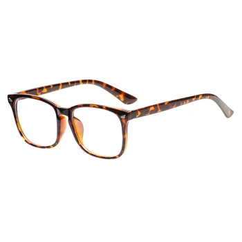 Мъжки и дамски Класически Правоъгълни Очила TR90, Лека Прозрачна Дограма с Пълна Рамки, Рамки За Рецепта Лещи