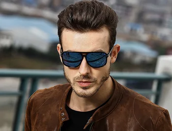 Класически HD Поляризирани Слънчеви Очила За Мъже 2022 Шофиране Марката Дизайн за Слънчеви Очила за Мъже Огледално Ретро Висококачествени Слънчеви Очила