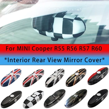 Автомобилно Огледало за обратно виждане Вътрешно Покриване на Стикер За BMW MINI Cooper S JCW R55 R56 R57 Countryman R60 Аксесоари За Автостайлинга