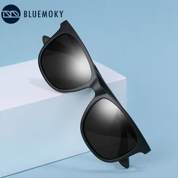BLUEMOKY Поляризирани Слънчеви Очила Мъжки Реколта Квадратни Слънчеви Очила с UV400 В Рамките Нов Стил на Марката Дизайн Мъжки слънчеви Очила За Шофиране