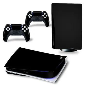 черен цвят на кожата Водоустойчива Играта PS5 Стикер на Кожата Стикер Калъфче за Конзолата PlayStation 5 и Контролери PS5 Стикер на Кожата на #3000