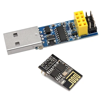 USB КЪМ ESP8266 Breakout CH340C ESP-01 ESP-01S Prog WiFi Програмист Товарач, Адаптер С Разпореждане на Схема за Автоматично Сваляне
