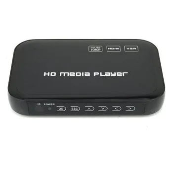 REDAMIGO Mini Full HD 1080P H. 264 MKV HDMI-съвместим мултимедиен плейър на твърдия диск Централна USB OTG SD AV TV AVI, RM, RMVB HDDM3R