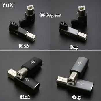YUXI Type-C Конвертиране USB в Пиано Електронен Барабана Принтер Интерфейс Квадратен Адаптер Жена за Midi Midi Клавиатура
