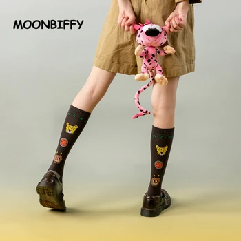 Дамски памучни чорапи в стил Харадзюку, 2022, Пролет-лято Нови Чорапи от Телешка кожа, Индивидуални Сладък Модни Дамски Чорапи, Подаръци за Момичета, Meias