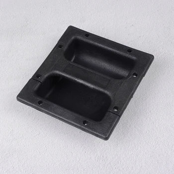 2 елемента Черна пластмаса вградена дръжка от полипропилен за китарен усилвател 146 * 139 мм