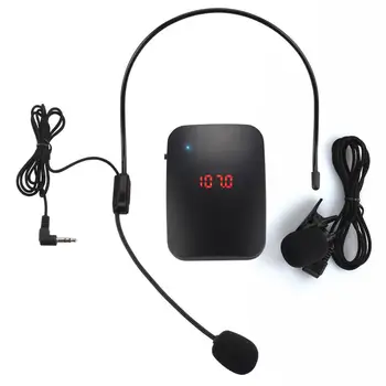 Безжичен Микрофон FM-Предавател Слушалки Яка Екскурзовод Клип Bluetooth-съвместими микрофон аудио усилвател усилвател на речта