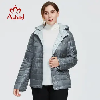 Astrid 2022 Ново есенно-зимно Дамско палто, дамски Ветрозащитная топло парк, модни тънка яке с качулка, по-големи размери, дамски дрехи 9439