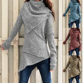 2022 есенно - зимния пуловер с дълги ръкави, тренч, вязаный пуловер, палто, дамски дрехи