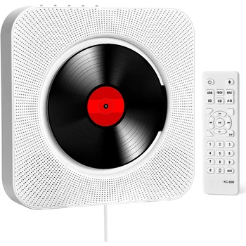 Монтиране на CD-плеър, Surround Sound FM Радио Bluetooth USB MP3 Диск на Преносим Музикален Плейър Дистанционно Управление Стерео Високоговорител за Домашно
