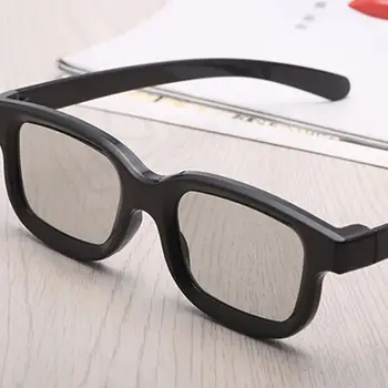 Универсални Пасивни Унисекс ABS Дограма 3D Очила с Кръгла форма Поляризирани Лещи за Поляризирани Телевизори Истински 3D Кина за Sony TV за LG TV