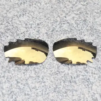 E. O. S Поляризирани Подобрени Сменяеми лещи за слънчеви очила Oakley Челюст с вентилируемым горна част - Бронзово-Златното Поляризованное огледало