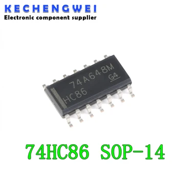 10ШТ 74HC86D SOP14 74HC86 СОП SN74HC86DR SN74HC86 SMD нова и оригинална чип