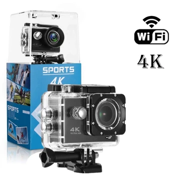 F600 F600R 4K Wifi Екшън-камера 16MP 170D Sport DV 30M 1080P Go Водоустойчив Pro Екстремни Спортове Видео Велосипеден Шлем Автомобилна Камера Dvr