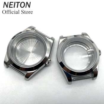 NEITON 36 мм/39 мм полиран корпус от неръждаема стомана, сапфирен кристал, подходящ за Miyota 8205 8215 821A DG2813 3804 NH35 NH36 ETA2836 механизъм