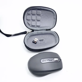 Преносим Калъф за Носене на Мишката Водоустойчив, устойчив на удари EVA Пътна Чанта за Съхранение на Logitech Anywhere MX 3 Защитен Калъф