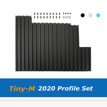Voron Tiny-M Черно/Синьо/Розово Европейски Стандарт 2020 Алуминиев Каркасный Профил Комплект Малки M150 за Подробности на 3D принтер